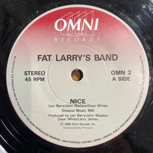 Fat Larry's Band — Nice / Which One Should I Choose